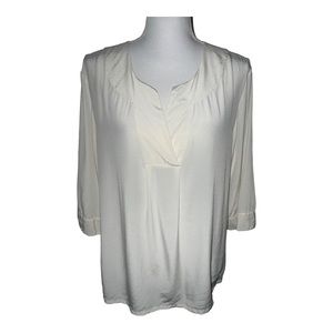 J. Jill silk 3/4 sleeve blouse